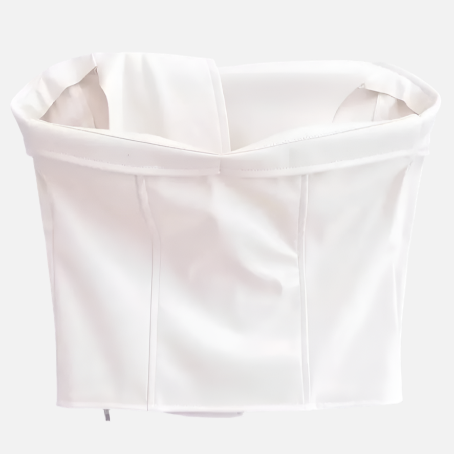 Corset Couro Sophia - BIANC