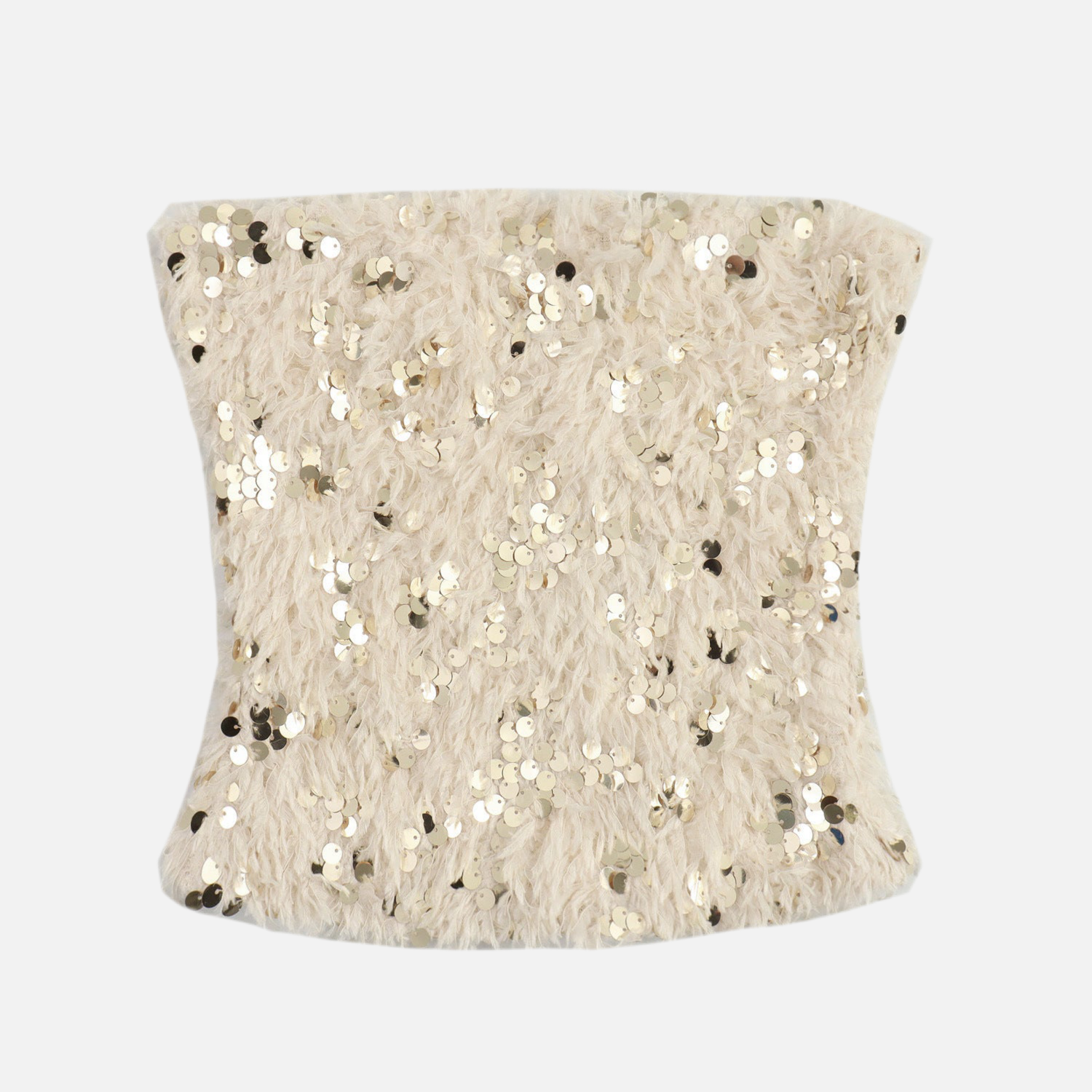 Corset Plumas Valentina - BIANC