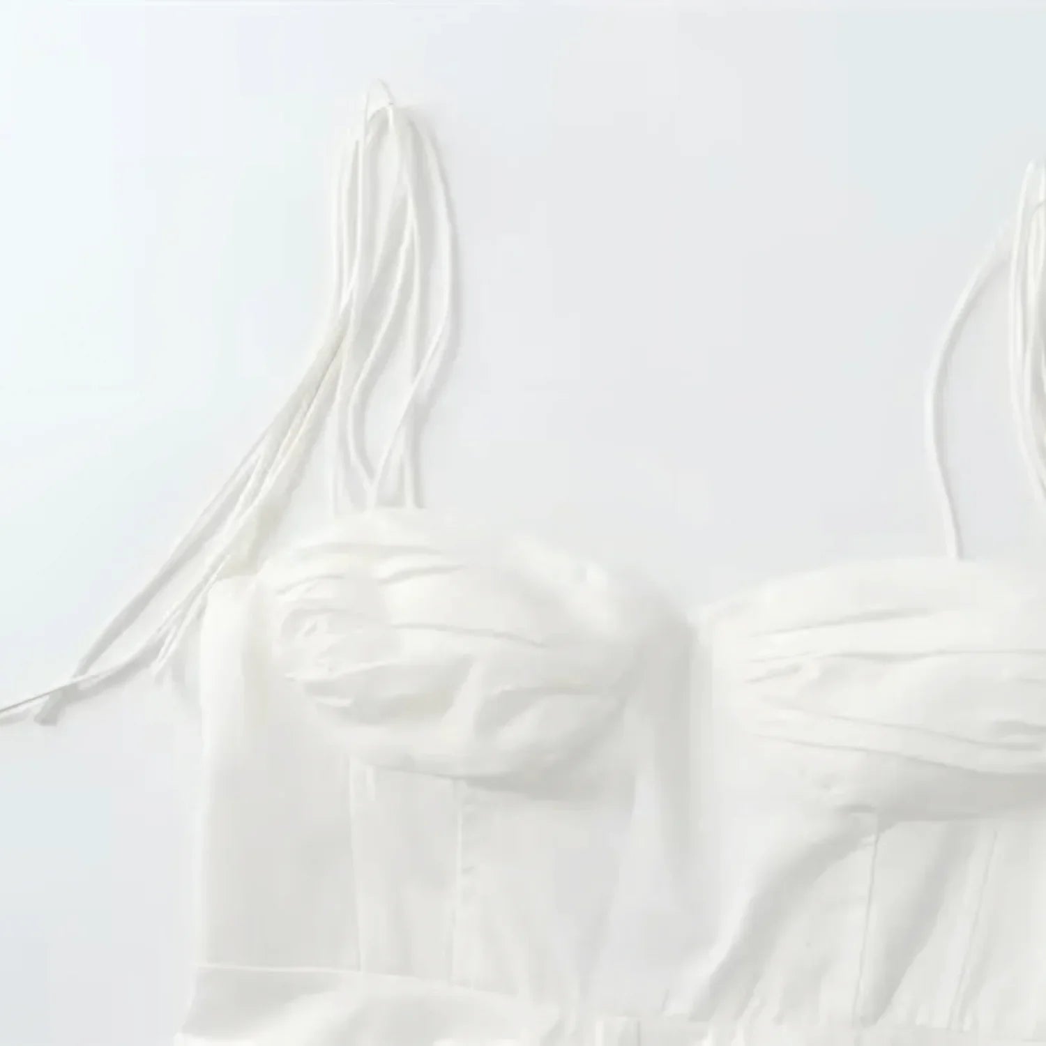 Blusa Peplum Alças Finas - BIANC