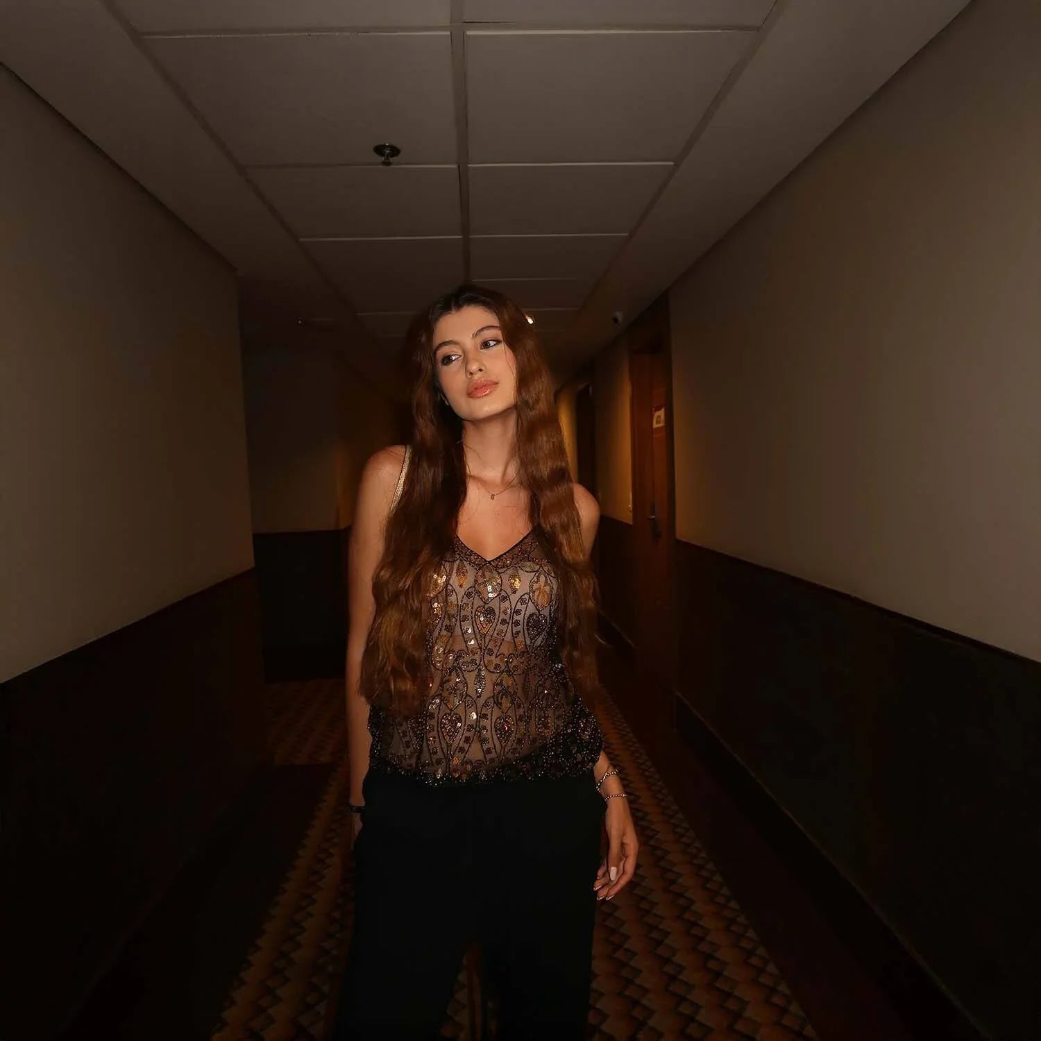 Blusa Brilho Alça Fina - BIANC