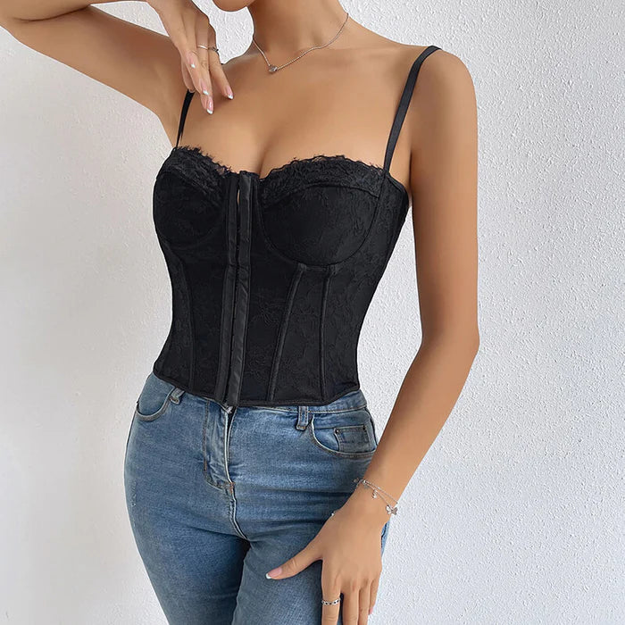 Corset Renda Elisa - BIANC