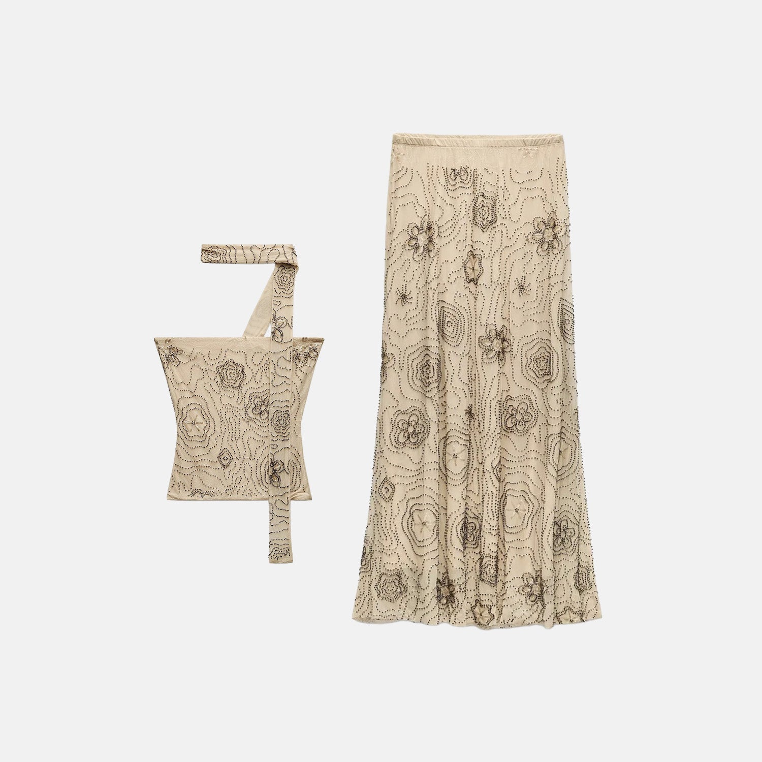 Conjunto Bordado Mônaco - BIANC