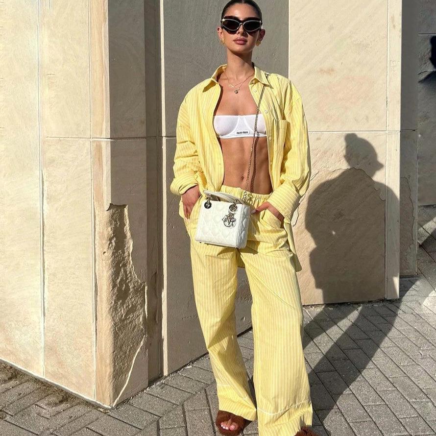 Conjunto Capri Listrado - BIANC