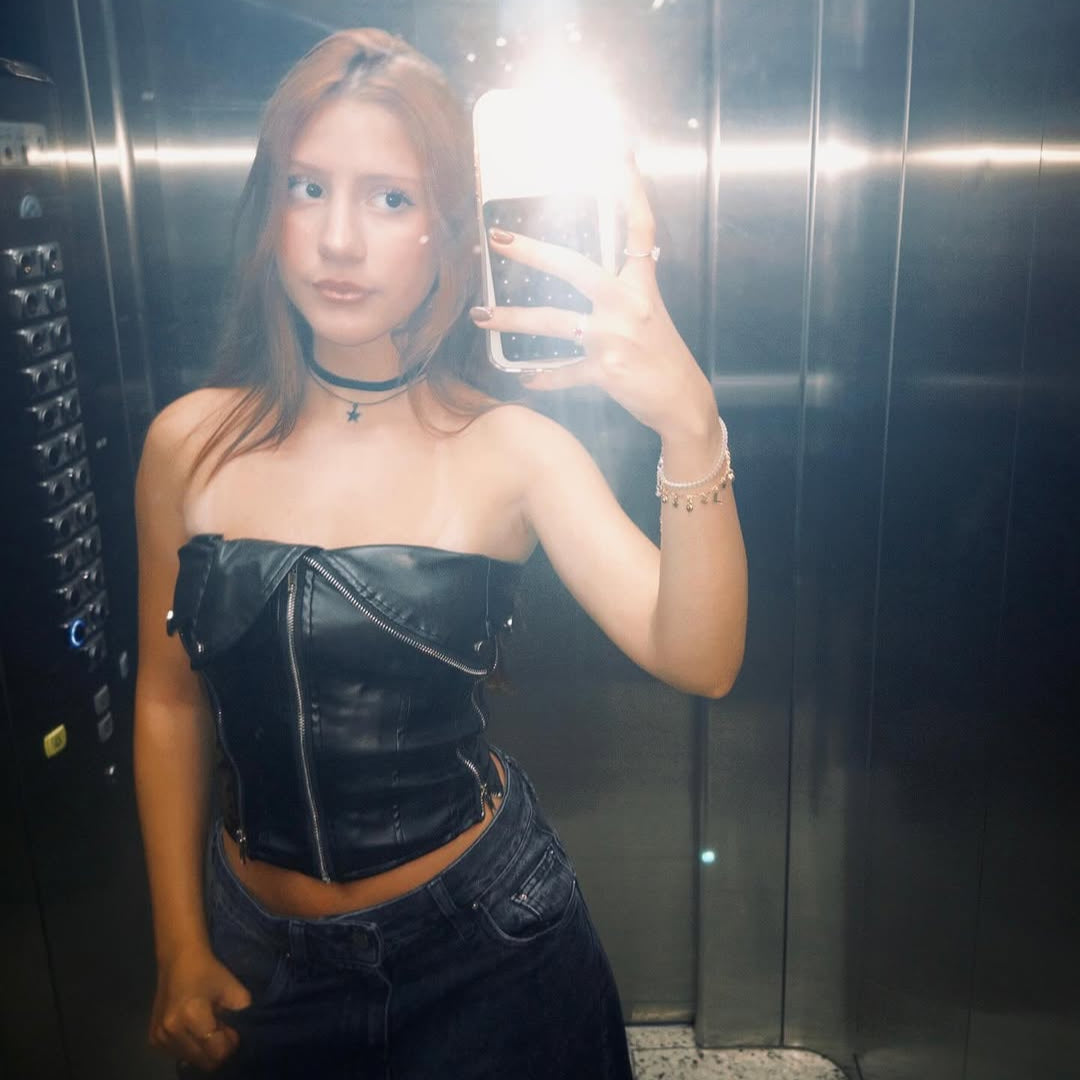 Corset Couro Sophia - BIANC