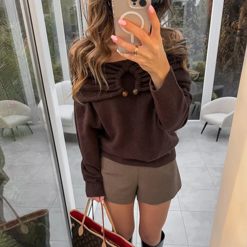 Blusa Ombro Reto Maelle - BIANC