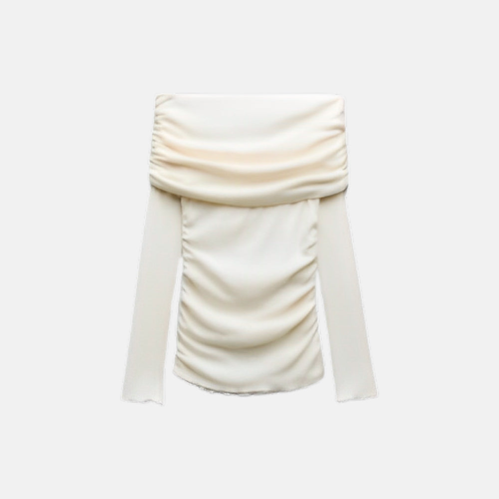 Blusa Ombro Reto Yara - BIANC