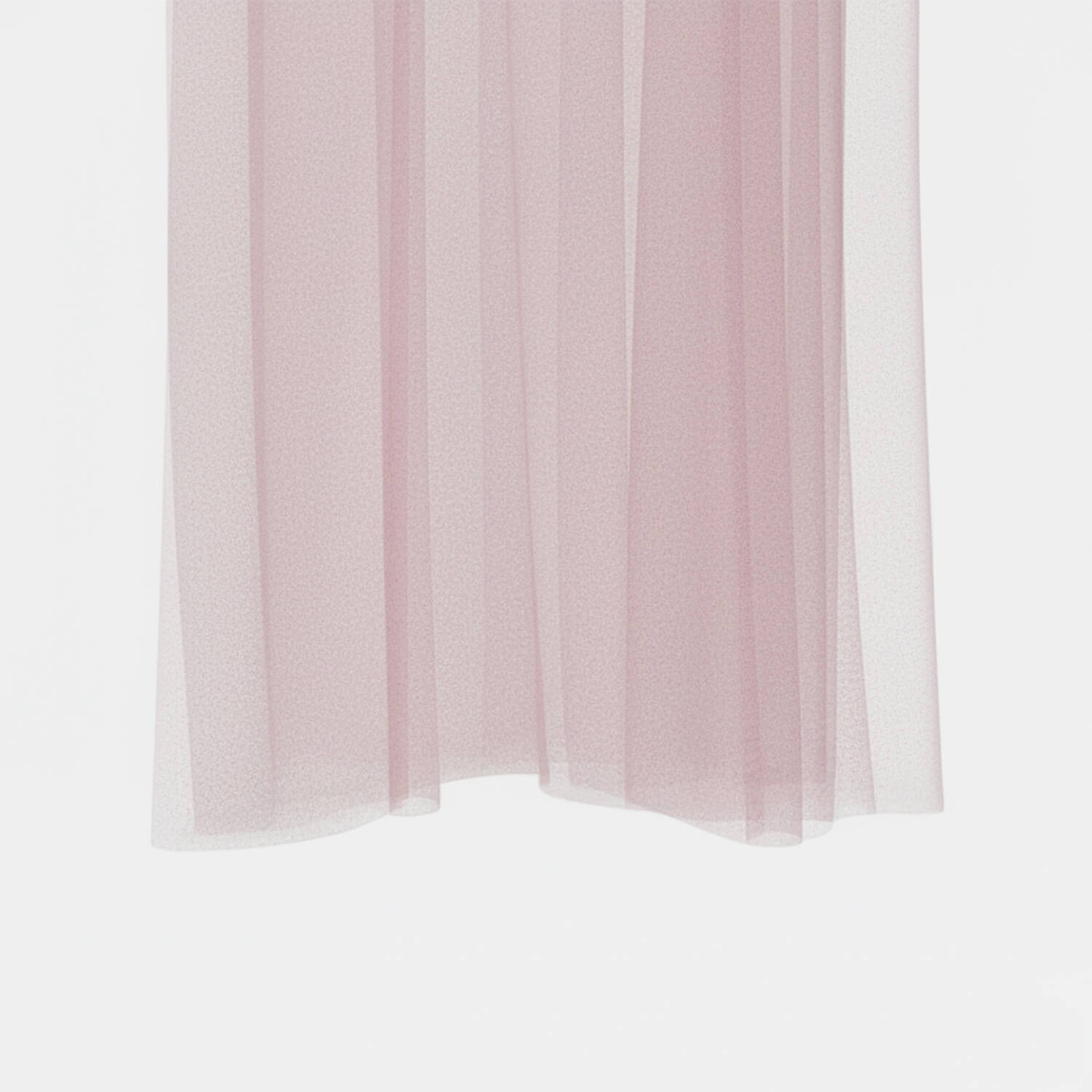 Top Tule Plissado - BIANC