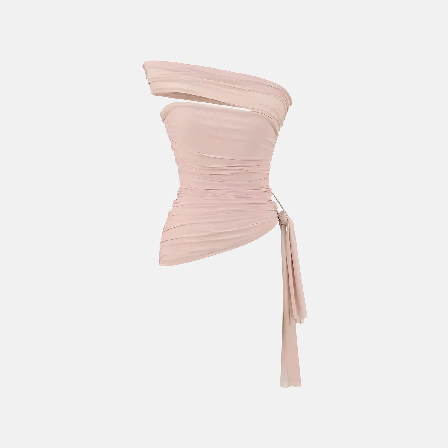 Top Tule Drapeado Liora - BIANC