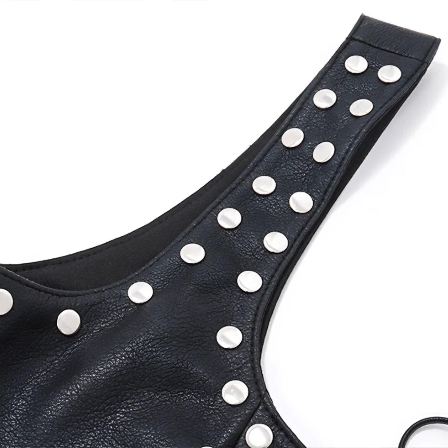 Top Couro Marlowe - BIANC