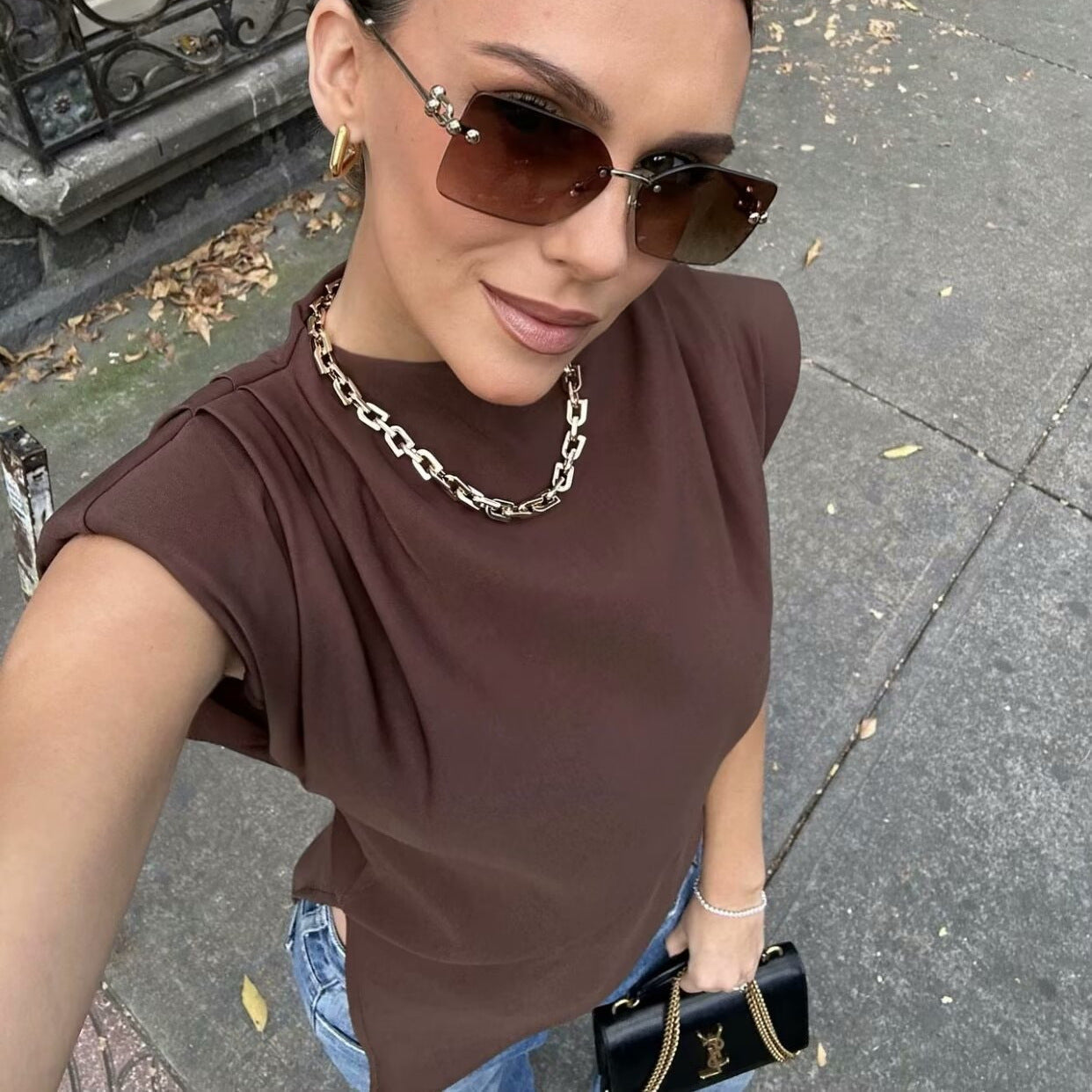 Blusa Assimétrica Elise - BIANC