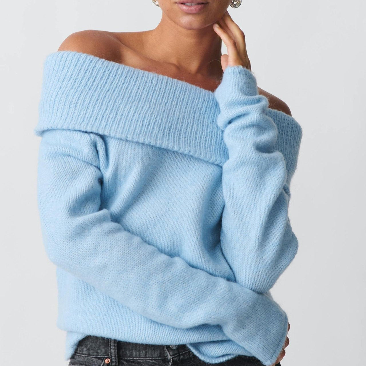 Blusa Ombro Reto Alana - BIANC