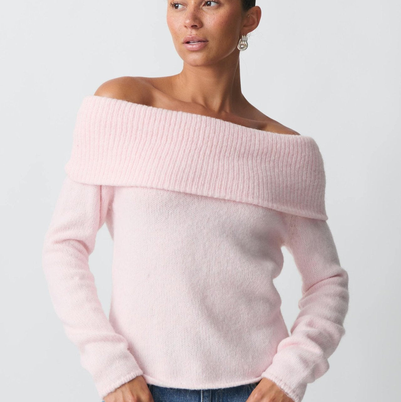 Blusa Ombro Reto Alana - BIANC