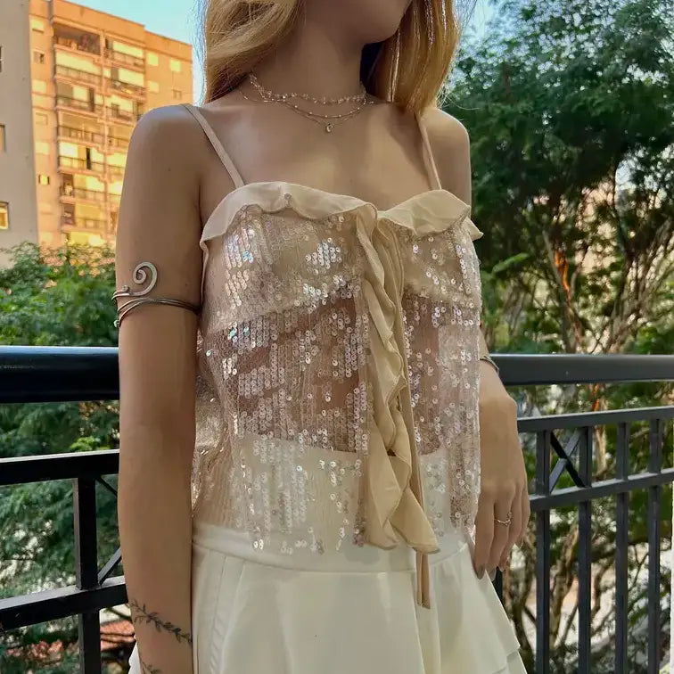 Blusa Brilho Lunna - BIANC