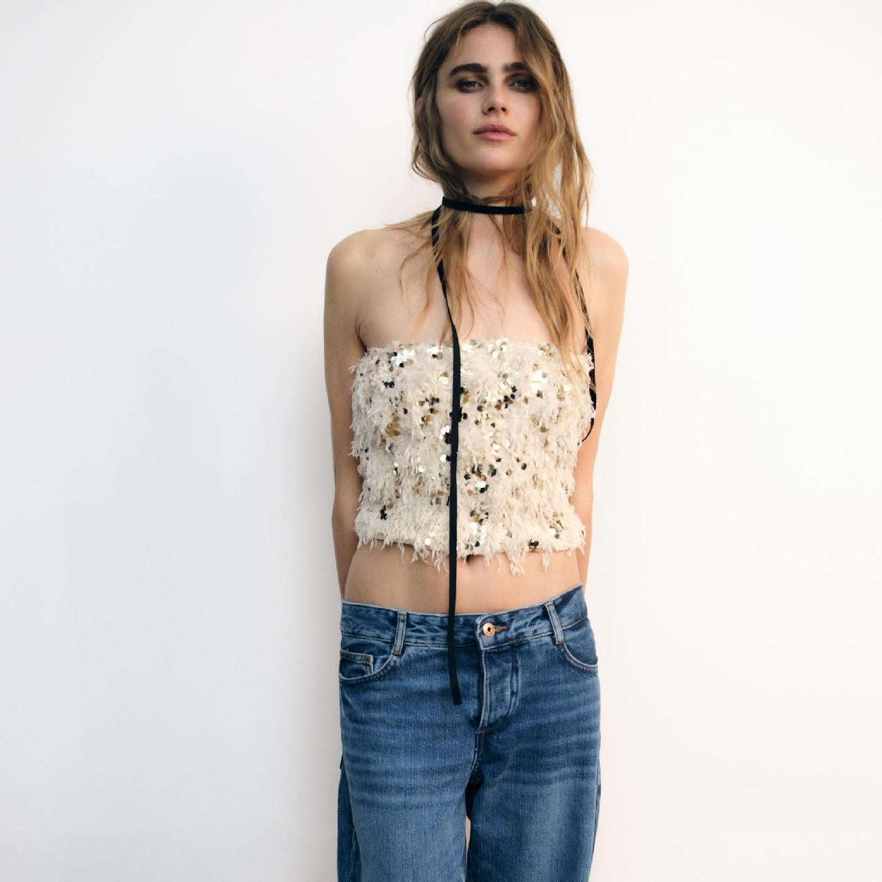 Corset Plumas Valentina - BIANC