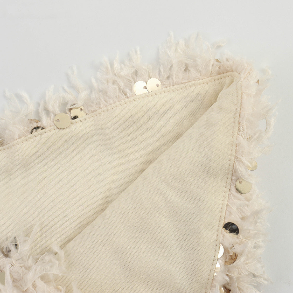 Corset Plumas Valentina - BIANC