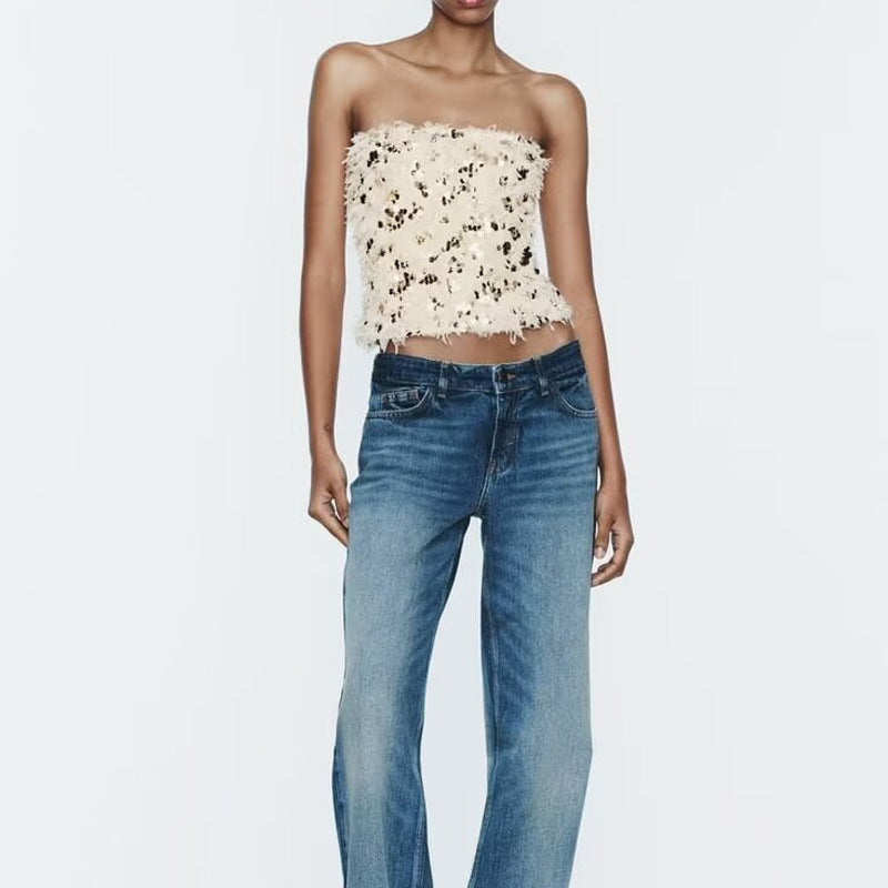 Corset Plumas Valentina - BIANC