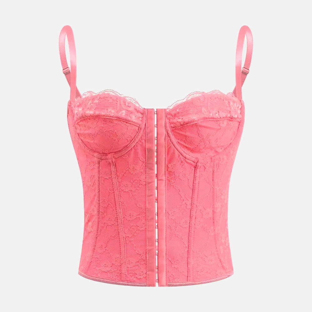 Corset Renda Elisa - BIANC